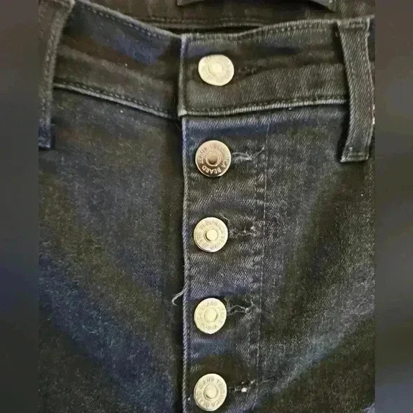 Veronica Beard Womens Black Debbie High-Rise Designer Button Fly Skinny Jeans 32 - Picture 9 of 15
